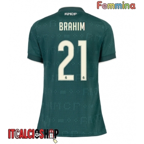 Real Madrid Brahim Diaz #21 Seconda Maglia Femmina 2026-27 Manica Corta